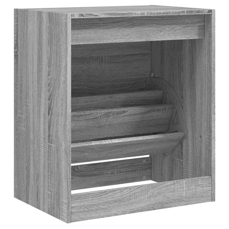 Casa si Gradina - Mobilier - Organizare si depozitare - Organizator incaltaminte - Pantofar, gri sonoma, 60x42x69 cm, lemn prelucrat - Infinity.ro