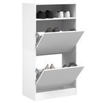 Casa si Gradina - Mobilier - Organizare si depozitare - Organizator incaltaminte - Pantofar, alb, 60x34x116 cm, lemn compozit - Infinity.ro