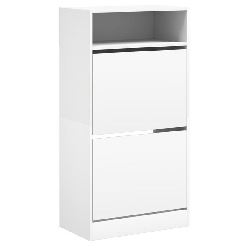 Casa si Gradina - Mobilier - Organizare si depozitare - Organizator incaltaminte - Pantofar, alb, 60x34x116 cm, lemn compozit - Infinity.ro