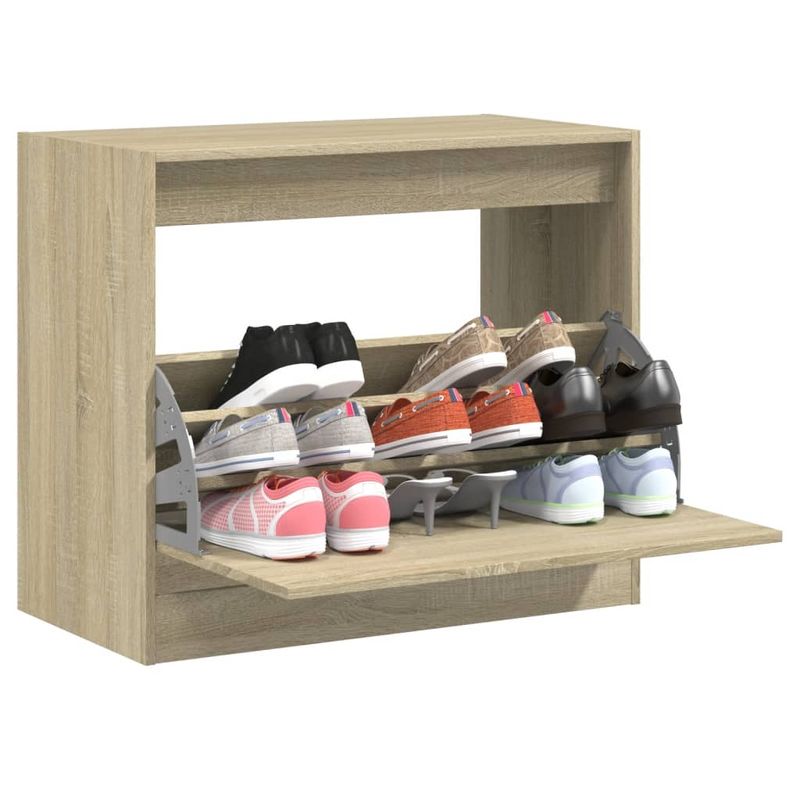 Casa si Gradina - Mobilier - Organizare si depozitare - Organizator incaltaminte - Pantofar, stejar sonoma, 80x42x69 cm, lemn prelucrat - Infinity.ro