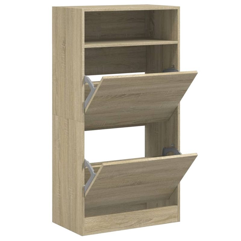 Casa si Gradina - Mobilier - Organizare si depozitare - Organizator incaltaminte - Pantofar, stejar sonoma, 60x34x116 cm, lemn prelucrat - Infinity.ro