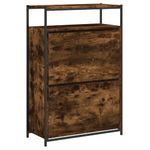 Casa si Gradina - Mobilier - Organizare si depozitare - Organizator incaltaminte - Pantofar, stejar fumuriu, 75x34x112 cm, lemn compozit - Infinity.ro