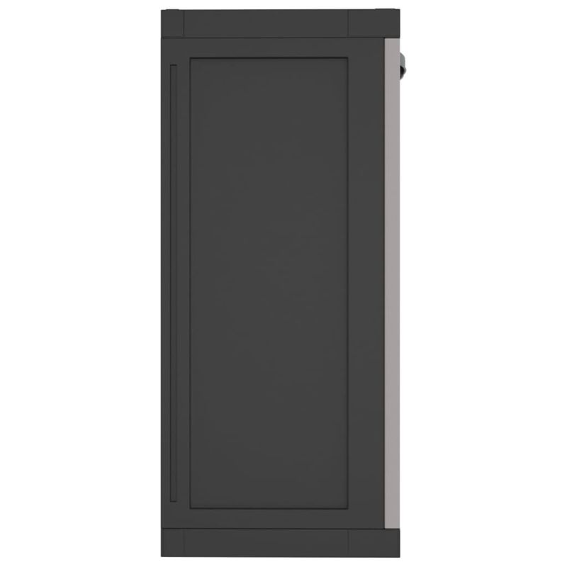 Casa si Gradina - Mobilier - Dulapuri si sifoniere - Dulapuri - Dulap depozitare de exterior, gri si negru, 65x37x85 cm, PP - Infinity.ro