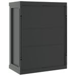 Casa si Gradina - Mobilier - Dulapuri si sifoniere - Dulapuri - Dulap depozitare de exterior, gri si negru, 65x37x85 cm, PP - Infinity.ro