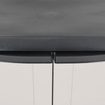 Casa si Gradina - Mobilier - Dulapuri si sifoniere - Dulapuri - Dulap depozitare de exterior, gri si negru, 65x37x85 cm, PP - Infinity.ro