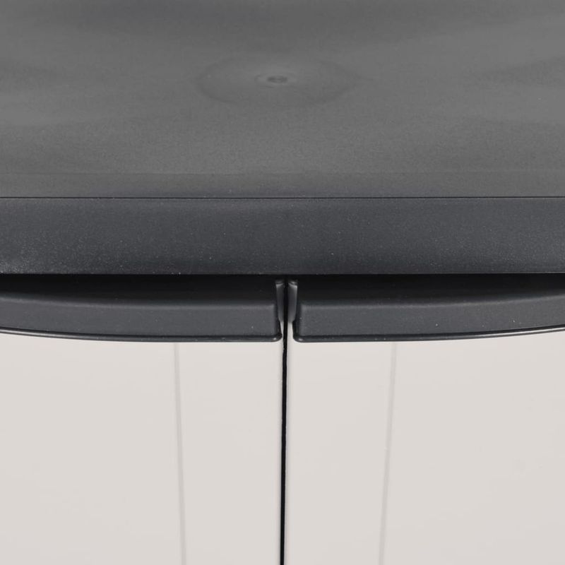 Casa si Gradina - Mobilier - Dulapuri si sifoniere - Dulapuri - Dulap depozitare de exterior, gri si negru, 65x37x85 cm, PP - Infinity.ro