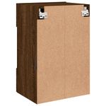 Casa si Gradina - Mobilier - Comode si corpuri - Comode - Comoda TV de perete cu LED, 2 buc. stejar maro, 40x30x60,5cm - Infinity.ro