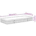 Casa si Gradina - Mobilier - Saltele si somiere - Saltele - Saltea cu arcuri bonnell, fermitate medie, 70x200 cm - Infinity.ro