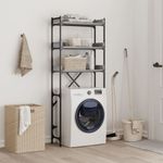 Casa si Gradina - Mobilier - Dulapuri si sifoniere - Dulapuri - Dulap masina de spalat, gri sonoma, 67x25x163 cm lemn prelucrat - Infinity.ro