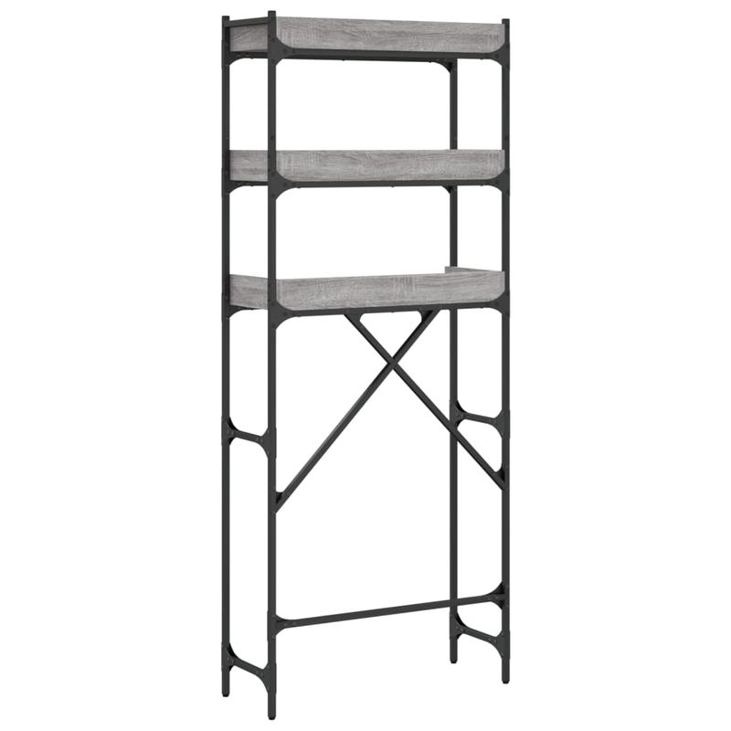 Casa si Gradina - Mobilier - Dulapuri si sifoniere - Dulapuri - Dulap masina de spalat, gri sonoma, 67x25x163 cm lemn prelucrat - Infinity.ro