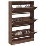 Casa si Gradina - Mobilier - Organizare si depozitare - Organizator incaltaminte - Pantofar, stejar maro, 80x21x125,5 cm, lemn compozit - Infinity.ro