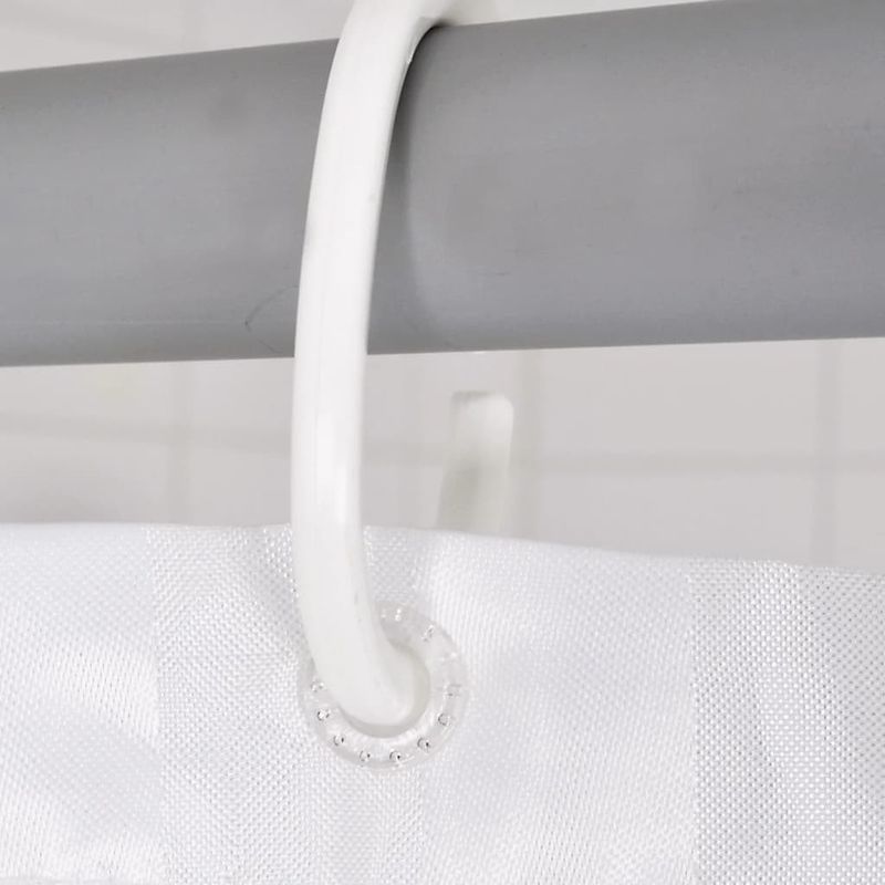 Casa si Gradina - Sanitare - Cazi si cabine de dus - Paravane si usi - RIDDER Perdea de dus Satin White, 180 x 200 cm - Infinity.ro