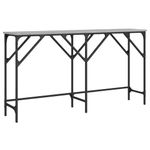 Casa si Gradina - Mobilier - Comode si corpuri - Console - Masuta consola, gri sonoma, 140x29x75 cm, lemn prelucrat - Infinity.ro