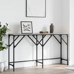 Casa si Gradina - Mobilier - Comode si corpuri - Console - Masuta consola, gri sonoma, 140x29x75 cm, lemn prelucrat - Infinity.ro