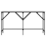 Casa si Gradina - Mobilier - Comode si corpuri - Console - Masuta consola, gri sonoma, 140x29x75 cm, lemn prelucrat - Infinity.ro