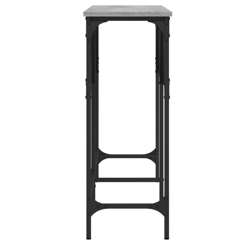 Casa si Gradina - Mobilier - Comode si corpuri - Console - Masuta consola, gri sonoma, 140x29x75 cm, lemn prelucrat - Infinity.ro