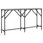 Casa si Gradina - Mobilier - Comode si corpuri - Console - Masuta consola, gri sonoma, 140x29x75 cm, lemn prelucrat - Infinity.ro