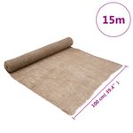 Casa si Gradina - Decoratiuni - Obiecte decorative - Accesorii decorative - Rulou de iuta, 1x15 m, iuta 100%, 200 g/m² - Infinity.ro