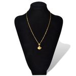 Casa si Gradina - Sanitare - Suporturi si accesorii baie - Accesorii baie - Suport bijuterii flanel pentru colier, negru, 23 x 11,5 x 30 cm, 2 buc - Infinity.ro