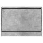 Casa si Gradina - Mobilier - Organizare si depozitare - Organizator incaltaminte - Pantofar, gri beton, 80x21x57 cm, lemn prelucrat - Infinity.ro