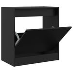 Casa si Gradina - Mobilier - Organizare si depozitare - Organizator incaltaminte - Pantofar, negru, 60x34x63,5 cm, lemn compozit - Infinity.ro