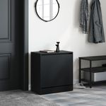 Casa si Gradina - Mobilier - Organizare si depozitare - Organizator incaltaminte - Pantofar, negru, 60x34x63,5 cm, lemn compozit - Infinity.ro