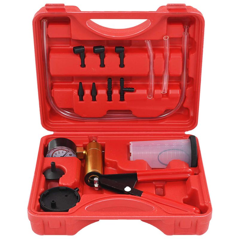 Auto si Moto - Reparatii si depanare - Scule auto - Scule si truse auto - Set pompa cu vid pentru scurgerea lichidului de frana - Infinity.ro