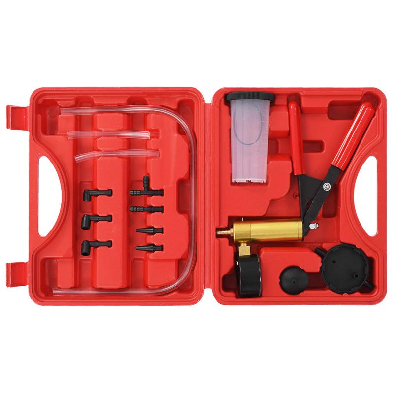 Auto si Moto - Reparatii si depanare - Scule auto - Scule si truse auto - Set pompa cu vid pentru scurgerea lichidului de frana - Infinity.ro