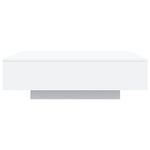 Casa si Gradina - Mobilier - Mese si birouri - Masute de cafea - Masuta de cafea cu lumini LED, alb, 100x100x31 cm - Infinity.ro