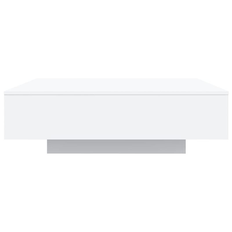 Casa si Gradina - Mobilier - Mese si birouri - Masute de cafea - Masuta de cafea cu lumini LED, alb, 100x100x31 cm - Infinity.ro
