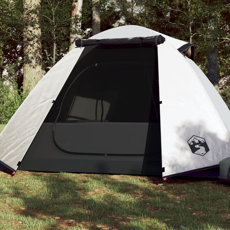 Sport si Outdoor - Camping - Corturi camping - Cort camping, 2 persoane, alb, tesatura opaca, impermeabil - Infinity.ro