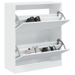 Casa si Gradina - Mobilier - Organizare si depozitare - Organizator incaltaminte - Pantofar, alb, 80x34x96,5 cm, lemn compozit - Infinity.ro