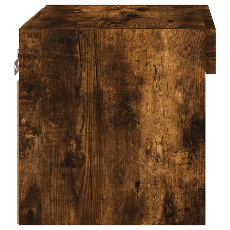 Casa si Gradina - Mobilier - Comode si corpuri - Comode - Noptiere cu lumini LED, stejar fumuriu - Infinity.ro