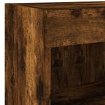 Casa si Gradina - Mobilier - Comode si corpuri - Comode - Noptiere cu lumini LED, stejar fumuriu - Infinity.ro