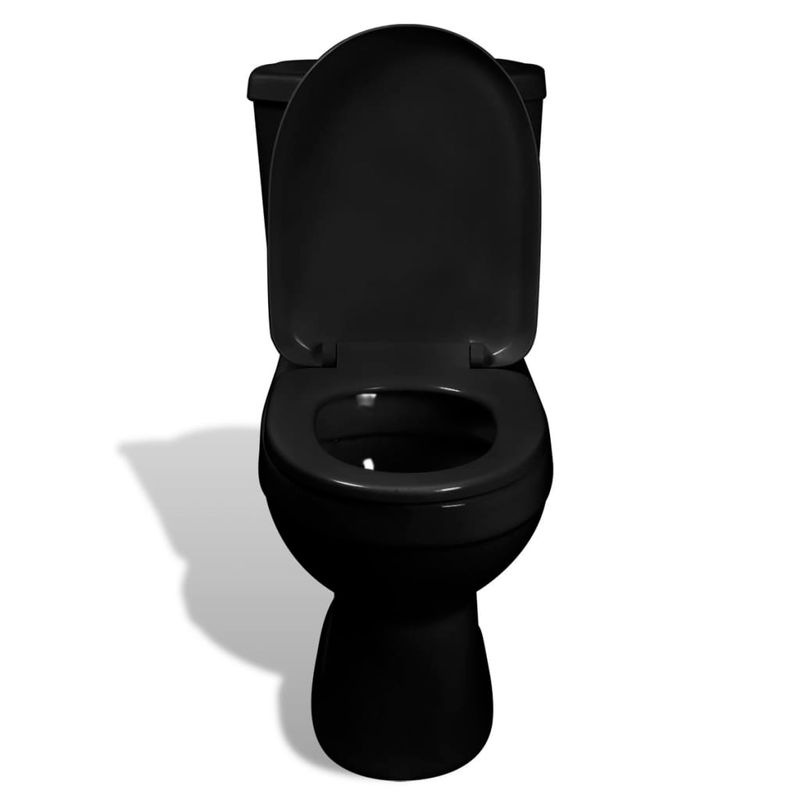 Casa si Gradina - Sanitare - Obiecte sanitare - Vase de toaleta - Vas WC cu rezervor, negru - Infinity.ro