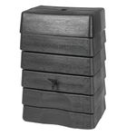 Casa si Gradina/Mobilier/Organizare si depozitare/Recipiente depozitare - Nature Butoi de apa de ploaie, antracit, 168 L - Infinity.ro