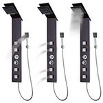 Casa si Gradina - Constructii - Scule electrice si accesorii - Accesorii polizare si slefuire - Sistem cu panel de dus, sticla, maro - Infinity.ro