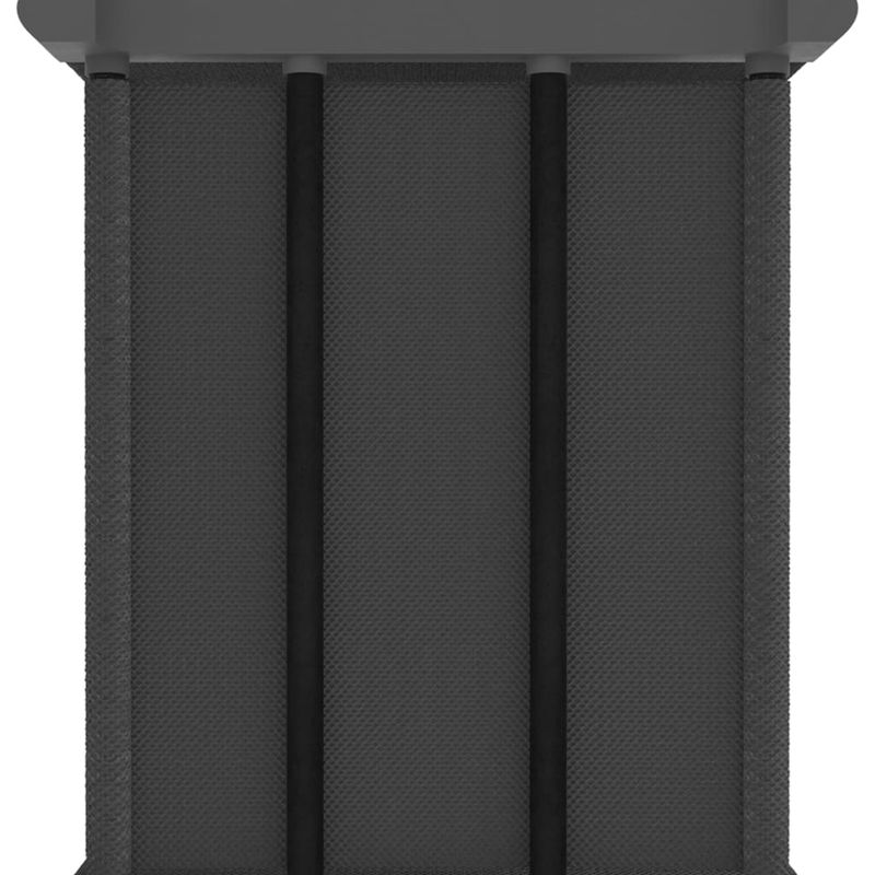 Casa si Gradina - Mobilier - Biblioteci si rafturi - Biblioteci - Raft expunere 6 cuburi gri 103x30x72,5 cm, material textil - Infinity.ro