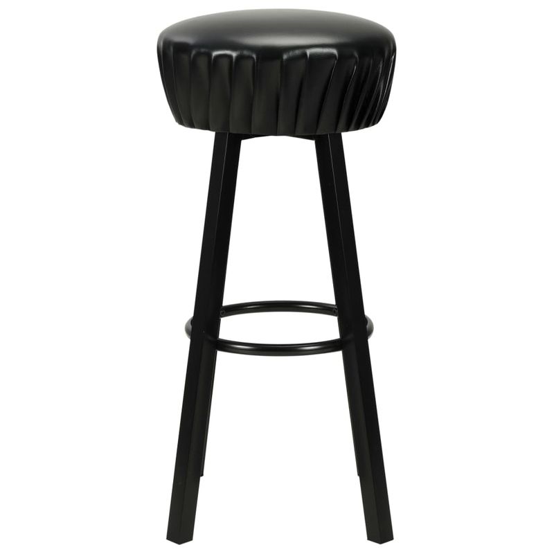 Casa si Gradina - Mobilier - Scaune si fotolii - Scaune - Scaune de bar, 2 buc., negru, piele ecologica - Infinity.ro