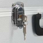 Casa si Gradina - Constructii - Depozitare, transport si protectie - Organizatoare si cutii scule - Cutie de scule, argintiu, 38 x 22,5 x 34 cm, aluminiu - Infinity.ro