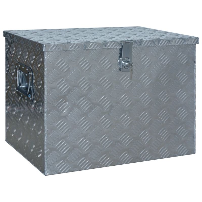 Casa si Gradina - Constructii - Depozitare, transport si protectie - Organizatoare si cutii scule - Lada din aluminiu, 610 x 430 x 455 cm, argintiu - Infinity.ro