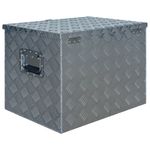 Casa si Gradina - Constructii - Depozitare, transport si protectie - Organizatoare si cutii scule - Lada din aluminiu, 610 x 430 x 455 cm, argintiu - Infinity.ro