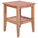 Casa si Gradina - Mobilier - Mese si birouri - Masute de cafea - Masuta de cafea, 40 x 40 x 50 cm, lemn masiv de tec, patrata - Infinity.ro