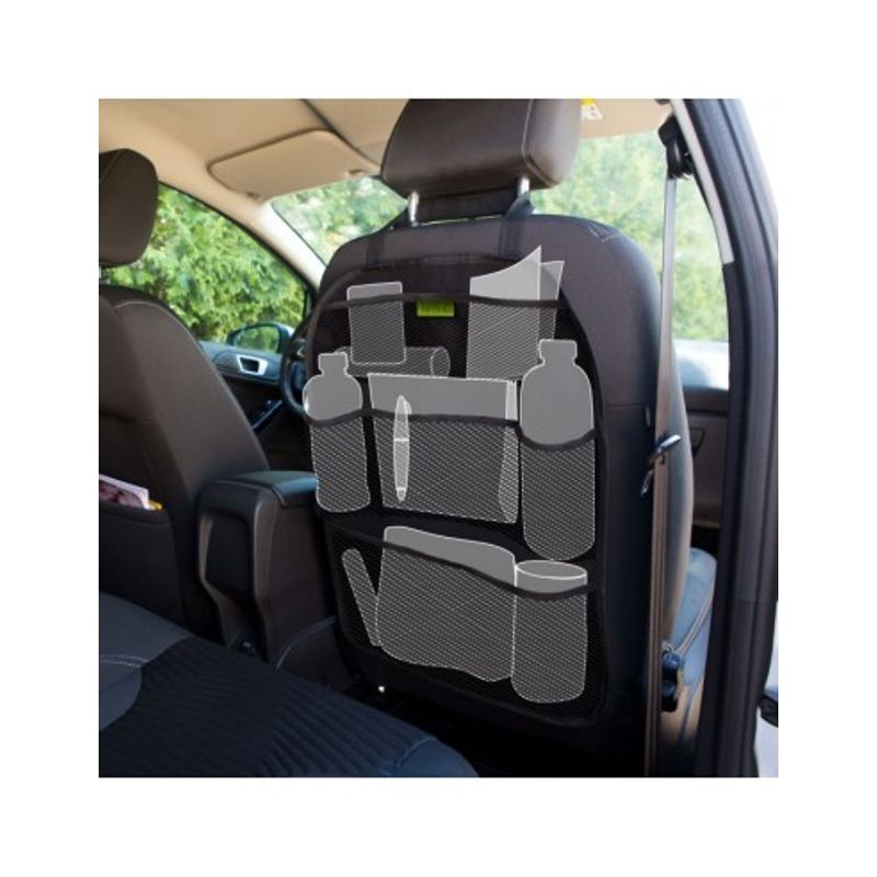 Auto si Moto - Piese auto si accesorii - Interior auto - Accesorii interior - Organizator auto pentru spatarul scaunului 6 buzunare 42 x 59 cm - Infinity.ro