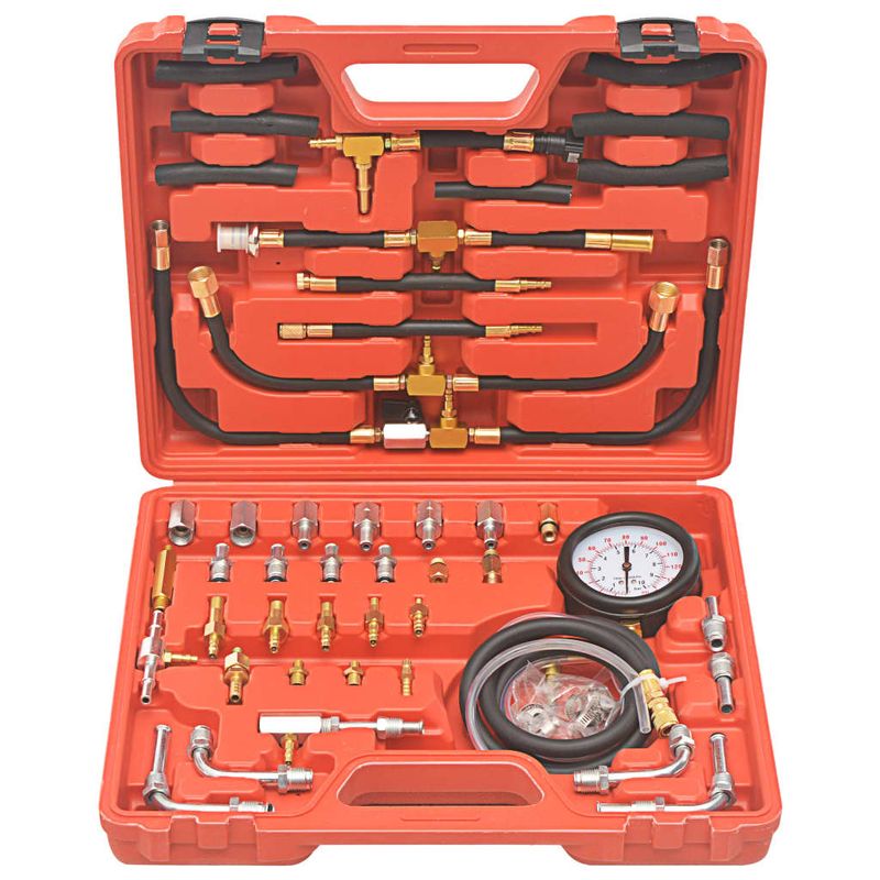 Auto si Moto - Reparatii si depanare - Scule auto - Scule si truse auto - Set testare presiune pompa de injectie combustibil - Infinity.ro