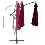 Casa si Gradina - Gradina si terasa - Umbrele si pavilioane - Umbrele - Umbrela suspendata cu stalp de aluminiu, rosu bordo, 300 cm - Infinity.ro