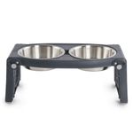 Petshop - Accesorii petshop - Castroane si adapatori - Dexas Alimentator pentru animale de companie, gri - Infinity.ro