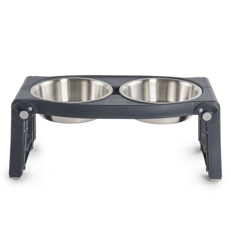 Petshop - Accesorii petshop - Castroane si adapatori - Dexas Alimentator pentru animale de companie, gri - Infinity.ro