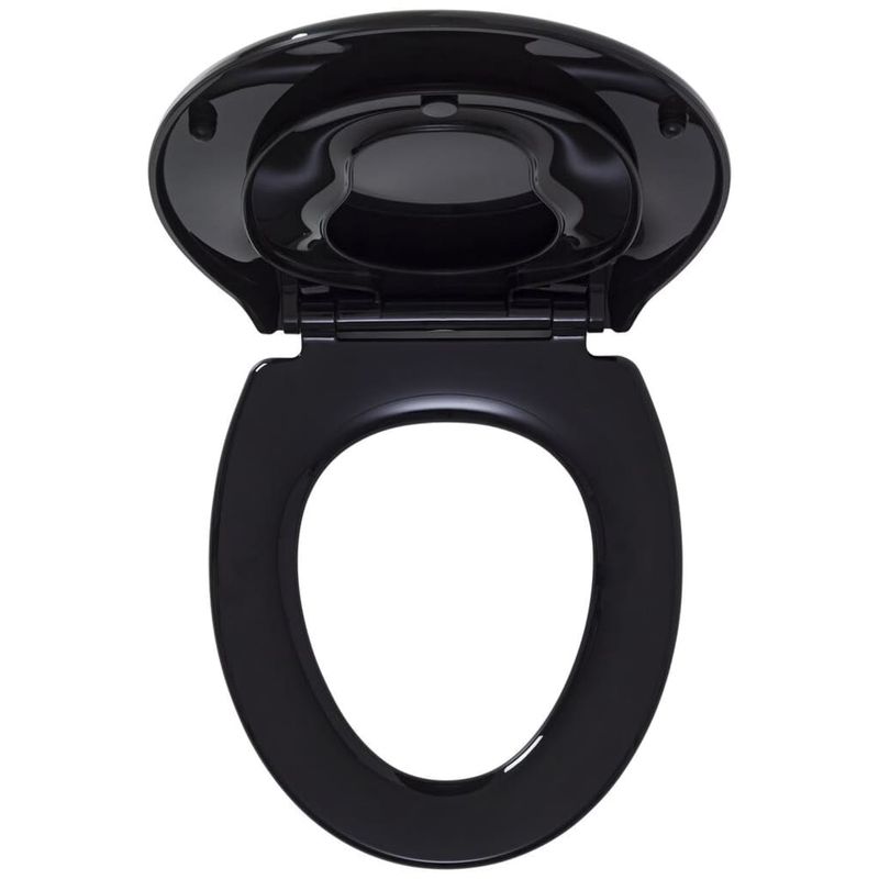 Casa si Gradina - Sanitare - Obiecte sanitare - Vase de toaleta - Tiger Scaun toaleta cu capac reductor pentru copii Tulsa, negru - Infinity.ro