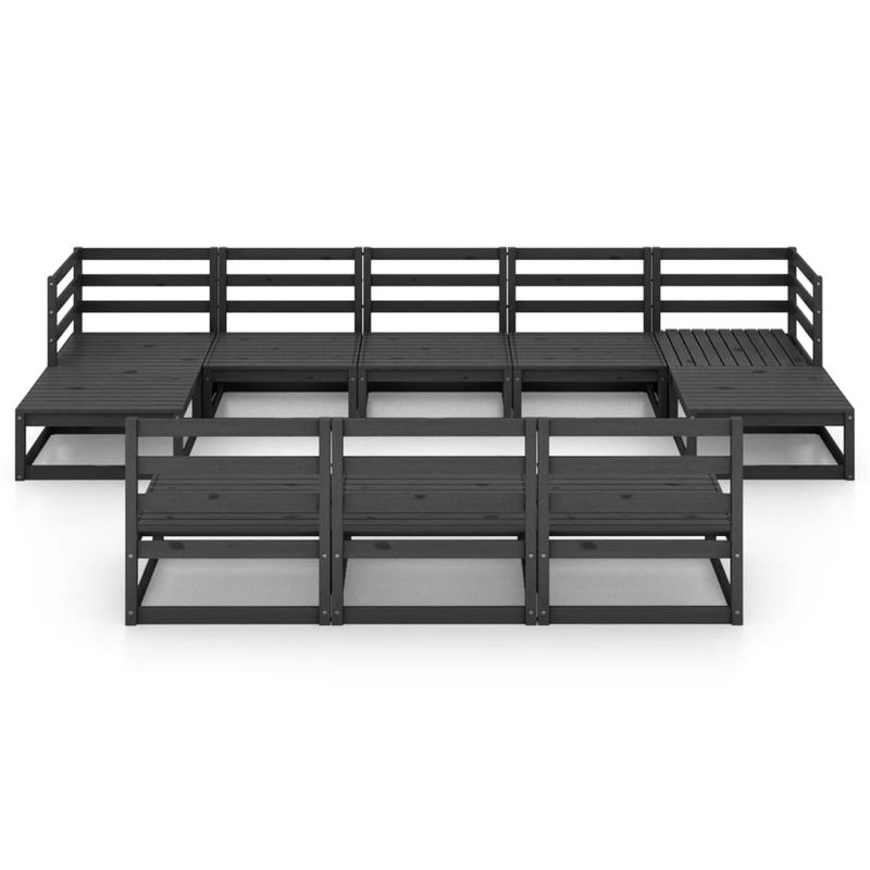 Casa si Gradina - Gradina si terasa - Mobilier exterior - Seturi mobila gradina - Set mobilier de gradina, 10 piese, lemn masiv de pin - Infinity.ro